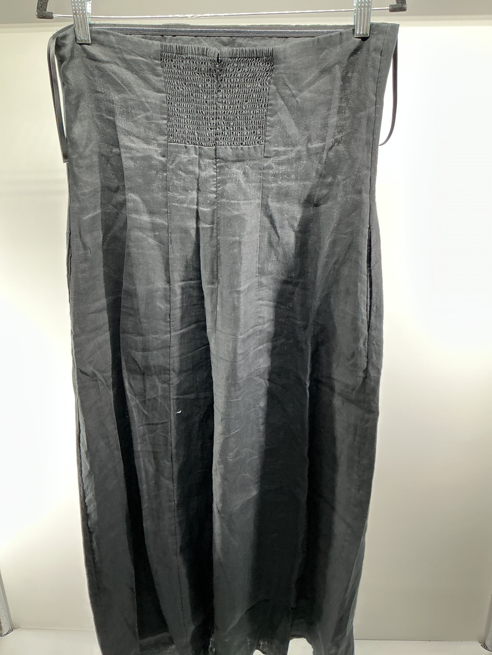 100% European Linen Strapless Maxi Dress - Picture 3 of 4